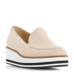 Dune - Natural Genesis slipper cut flatform shoes