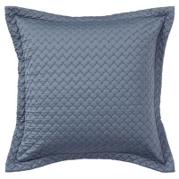 Debenhams  Sheridan - Mid blue Lancet square sham pillowcase