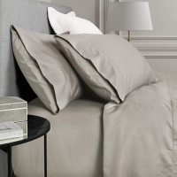 Debenhams  Sheridan - Taupe 1000 thread count cotton sateen pillow case