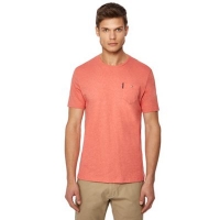 Debenhams  Ben Sherman - Light pink pocket t-shirt