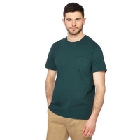 Debenhams  Racing Green - Big and tall dark green t-shirt