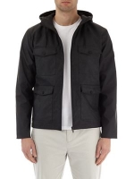 Debenhams  Burton - Black rubber four pocket jacket