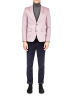 Debenhams  Burton - Pink textured jersey blazer