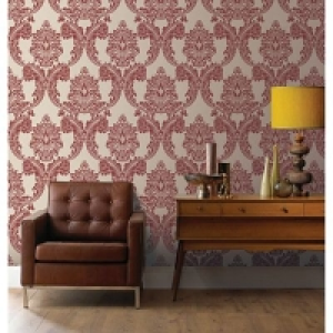 Debenhams  Superfresco - Red Regent Wallpaper