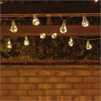 Homebase  10 LED Solar Bulb String Lights