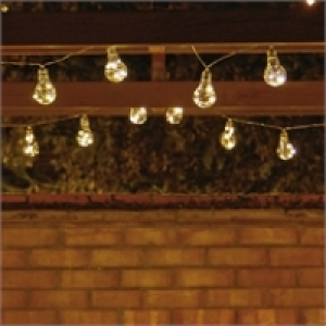 10 LED Solar Bulb String Lights