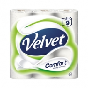 Velvet Comfort Toilet Tissue £3.50