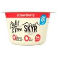 Asda Light & Free Skyr Icelandic Style Yogurt Strawberry Stride