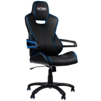 Overclockers Nitro Concepts Nitro Concepts E200 Race Series Gaming Chair - Black/Blue