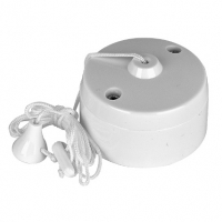 BMStores  2 Way Ceiling Switch - White 6 Amp