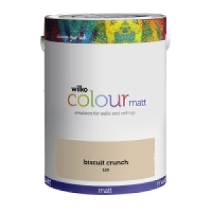 Wilko Matt Emulsion Paint Biscuit Crunch 5L &pound;16.00