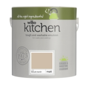 Wilko Matt Emulsion Paint Biscuit Crunch 2.5L &pound;12.00