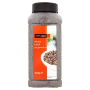 Chefs Larder Whole Black Peppercorns 500g