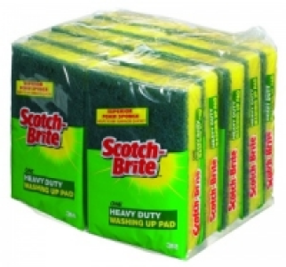 Scotchbrite Heavy Duty Washing Up Pads 10s