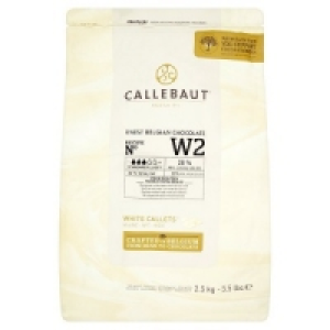 Barry Callebaut Callebaut Finest Belgian Chocolate White Callets 2.5kg