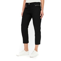 Debenhams  Wallis - Black stretch crop trousers