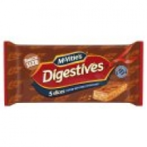 5 Digestive Slices Topped with Milk Chocolate £0.75