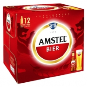Amstel Lager Bottles 12 x 300ml £7.99