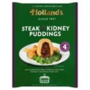 4 Steak & Kidney Puddings £2.70