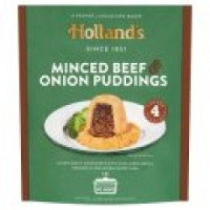 4 Minced Beef & Onion Puddings £2.70