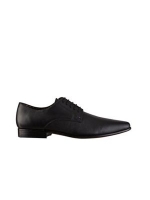 Debenhams  Burton - Black leather formal shoes
