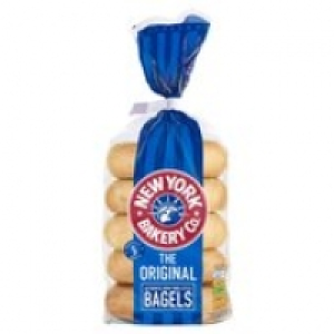 New York Bakery Co. Plain Bagels £1.60