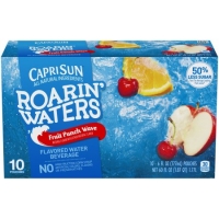 Walmart  Capri Sun Roarin Waters Fruit Punch Wave Flavored Water Bev