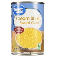 Walmart  Great Value Cream Style Sweet Corn, 14.75 Oz