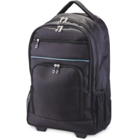 Aldi  Avenue Black/Blue Trolley Backpack