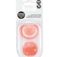 Aldi  6-18 Months Red Soother & Clip