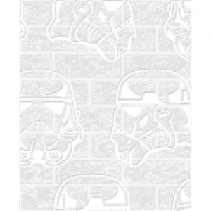 Graham & Brown Star Wars Stormtrooper White Brick Decorative &pound;11.99