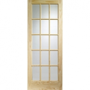 Wickes Whitby Internal Glazed Pine 15 Lite Door - 1981 x 838 £74.00