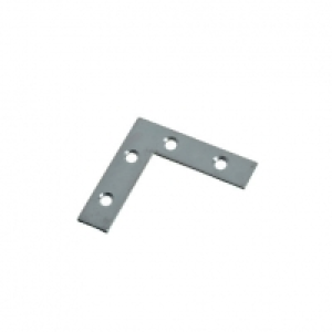Wickes Zinc Plated Angle Plate 50mm Pack 4 £0.69