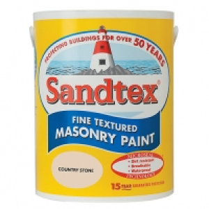 Sandtex Textured Masonry Paint - Country Stone 5L &pound;29.00