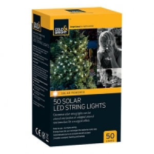 Cole & Bright 50 Bulb Solar String Light £4.99