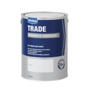 Wickes Truewhite Undercoat Paint - White 5L &pound;31.99