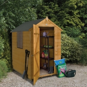 Forest Garden Apex Shiplap Dip Treated Shed - 4 x 6 ft with  £348.50