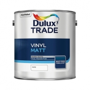 Dulux Trade Vinyl Matt Emulsion Paint - White 2.5L £23.90