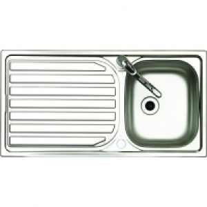 Wickes Single Bowl Reversible Kitchen Stainless Steel Sink & &pound;117.60