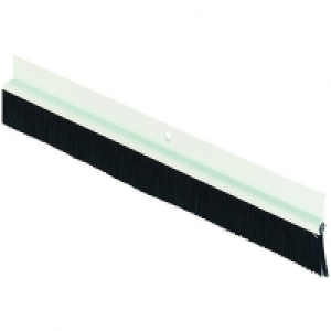 Wickes Door Brush Draught Excluder White - 838mm £9.99