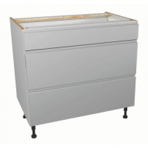 Wickes Madison Grey Drawer Unit - 900mm (Part 1 of 2) £128.00