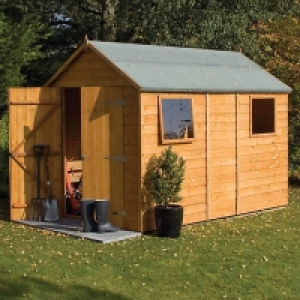 Rowlinson Premier Apex Double Door Shed - 10 x 6 ft &pound;629.99