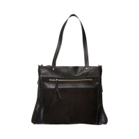 Debenhams  Dorothy Perkins - Black large zip messenger bag