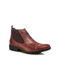 Debenhams  Rieker - Brown leather Chelsea boots