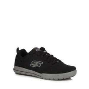 Debenhams  Skechers - Black suede Arcade 2 Magavin trainers