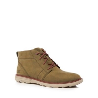 Debenhams  Caterpillar - Khaki leather Trey chukka boots