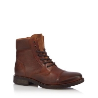 Debenhams  RJR.John Rocha - Tan leather lace up boots