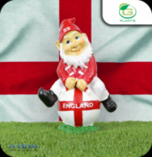 InExcess  G Plants Resin England Football Garden Gnome