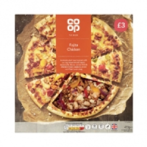 Co-op Fajita Chicken/Meat Feast Pizza