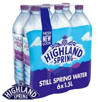 HomeBargains  Highland Still Spring Water (6 x 1.5L Bottles)